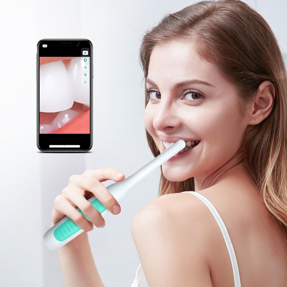 WIFI Oral Dental Endoscope Camera 1080P HD Wireless Video Intraoral ...