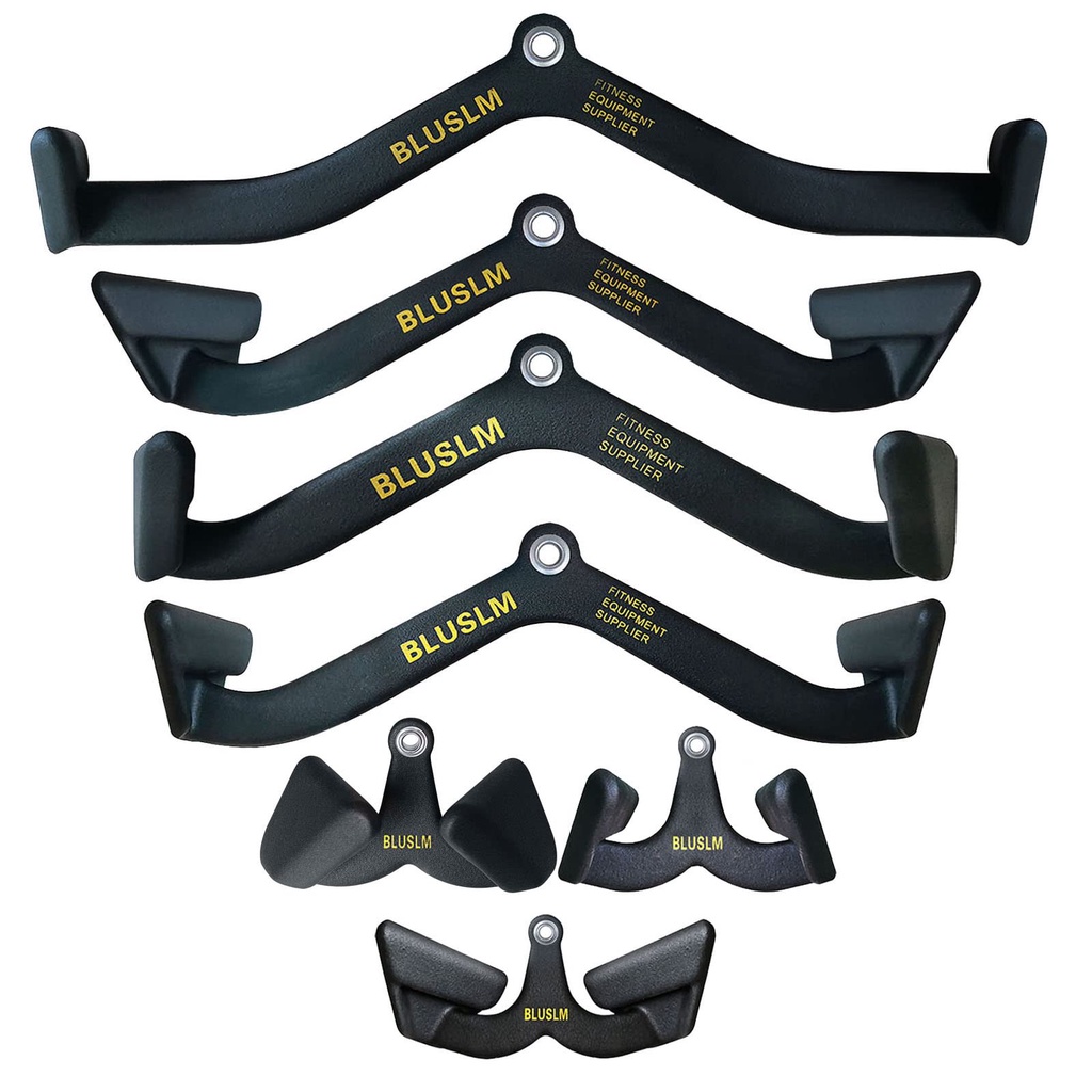 Ergonomic Fitness Handles For Lat Pulldown Row Machine V-grips Back And ...