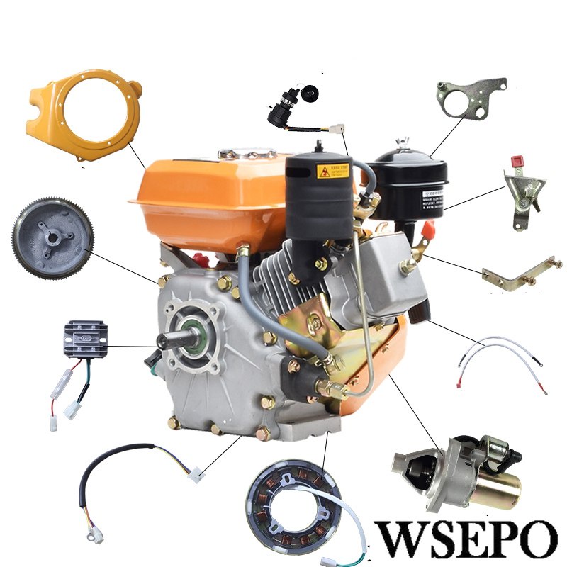 Manual To Electric Start Build Kit Incl. Flywheel Generator Starter ...