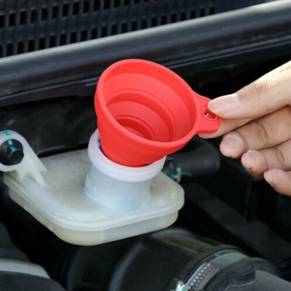 Collapsible Foldable Space Saving Engine Oil top up Filler Screen wash