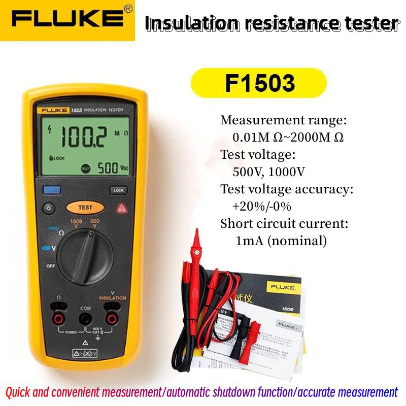 Fluke 1503 Insulation Resistance Tester 2000MΩ Digital Megger