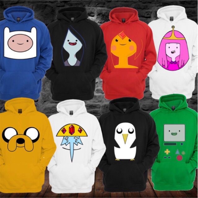 ☊Adventure Time Unisex Hoodies COD Shopee Philippines