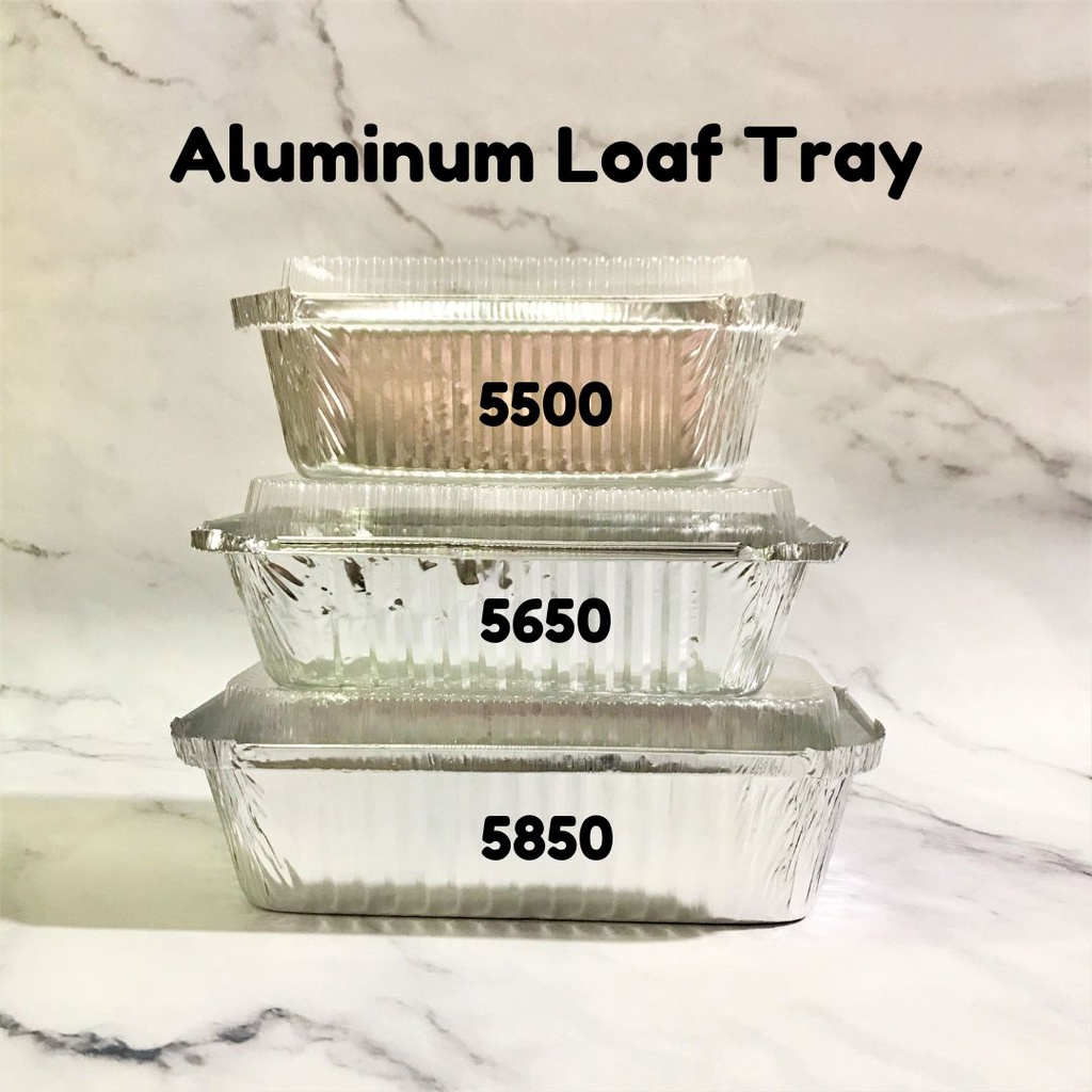 Aluminum Loaf Tray Pan with Lid 10pcs Shopee Philippines