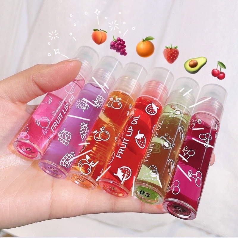 Roll On Fruit Oil, Lip Balm, Lip Oil Moisturizing Magic Lip Gloss