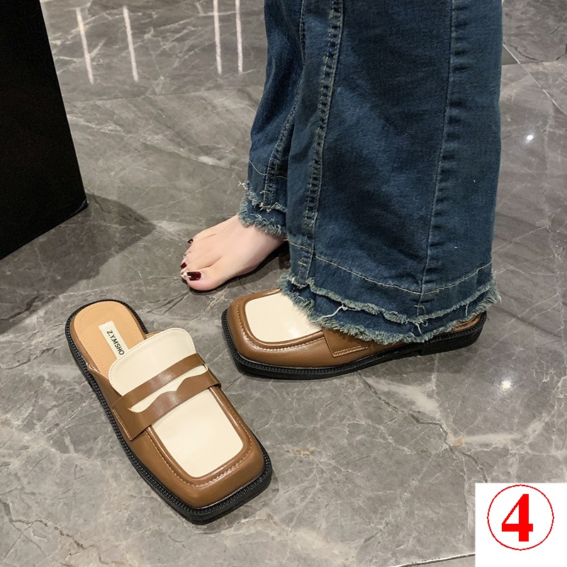 Design Sense Baotou Half Slippers Women 2023 Summer New Style Fashion ...