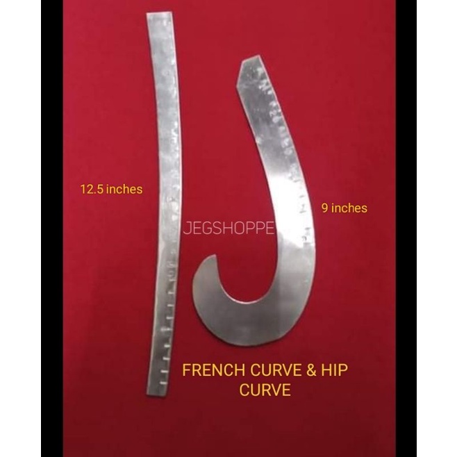 L-SQUARE FRENCH CURVE WITH HIP CURVE RULER FOR SEWING/TAILORING MAKAPAL ...