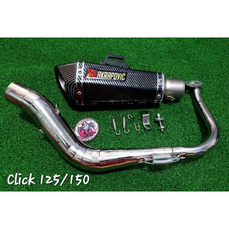 Akrapovic Hexa Tip Full System For Honda Click 125/150 (allversion ...