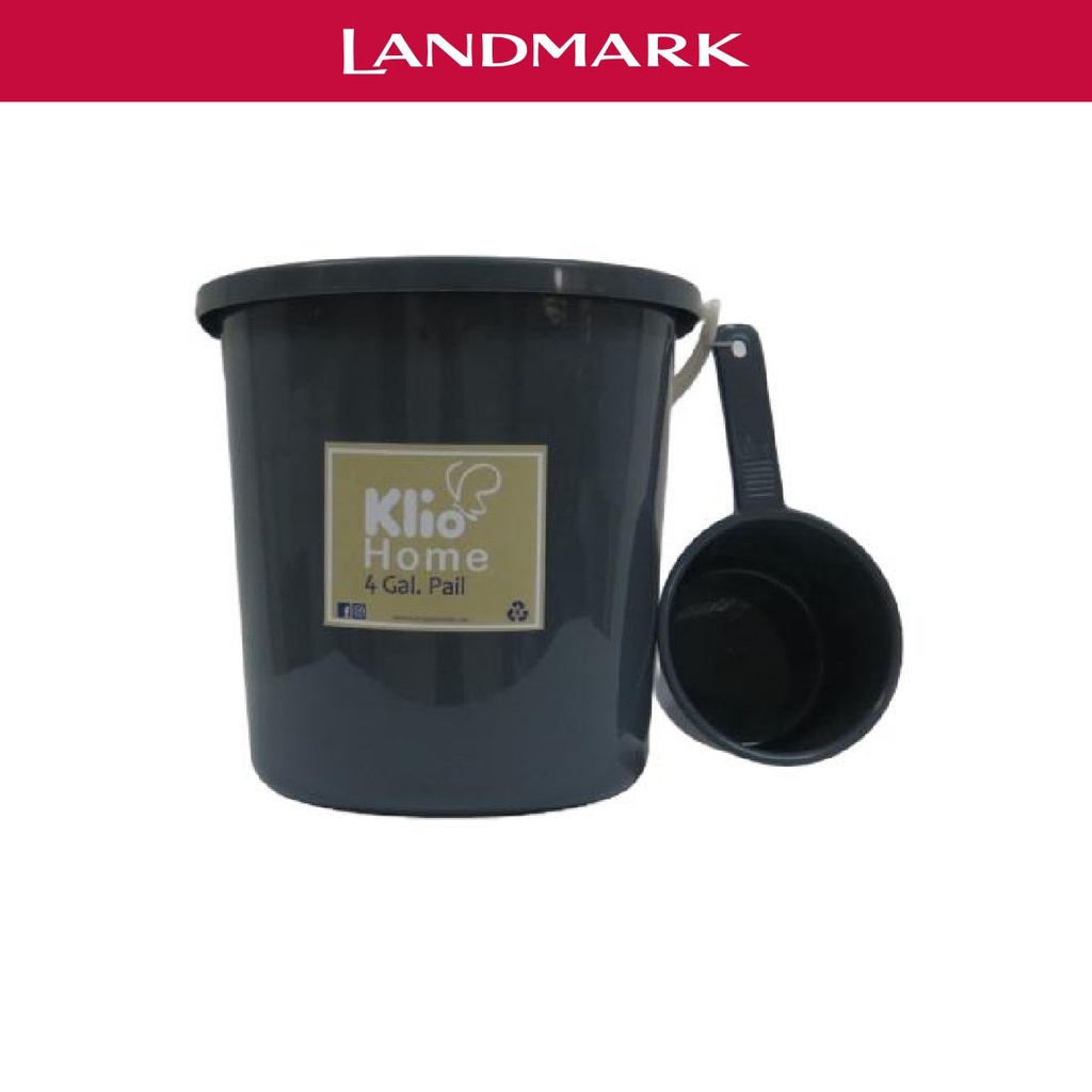 Landmark Klio Pail W/ Dipper Set Gray 31X30.8X31Cm Shopee Philippines