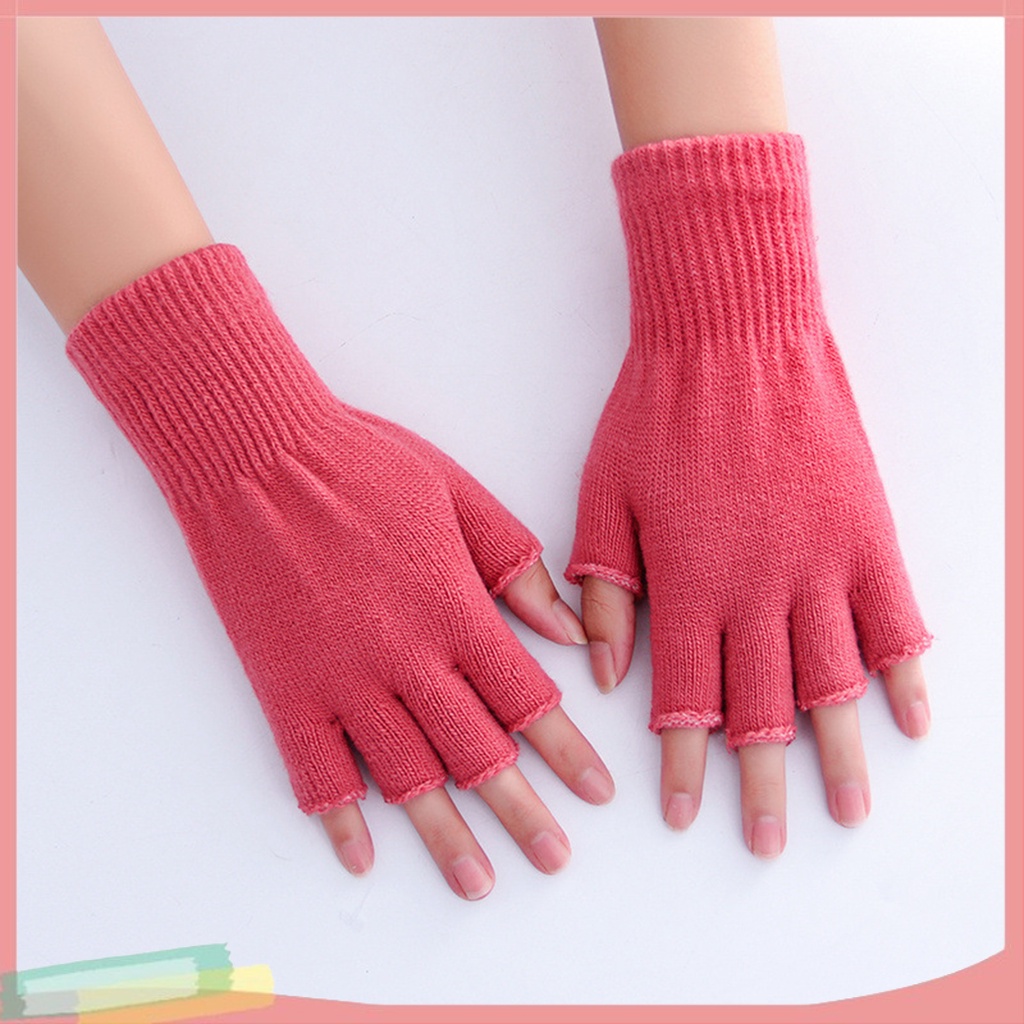 Half finger winter gloves 2025