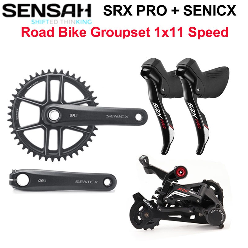 SENSAH SRX PRO 1x11 Speed 11s Road Bike Groupset STI R/L Shifter + Rear
