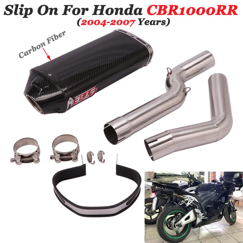 Slip On For Honda CBR1000RR 2004 2007 Motorcycle Yoshimura Exhaust
