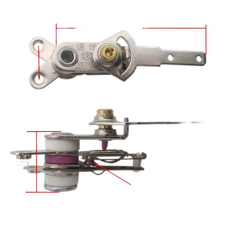 ((5.13) Electric Frying Pan Thermostat With Long Rod Adjustable