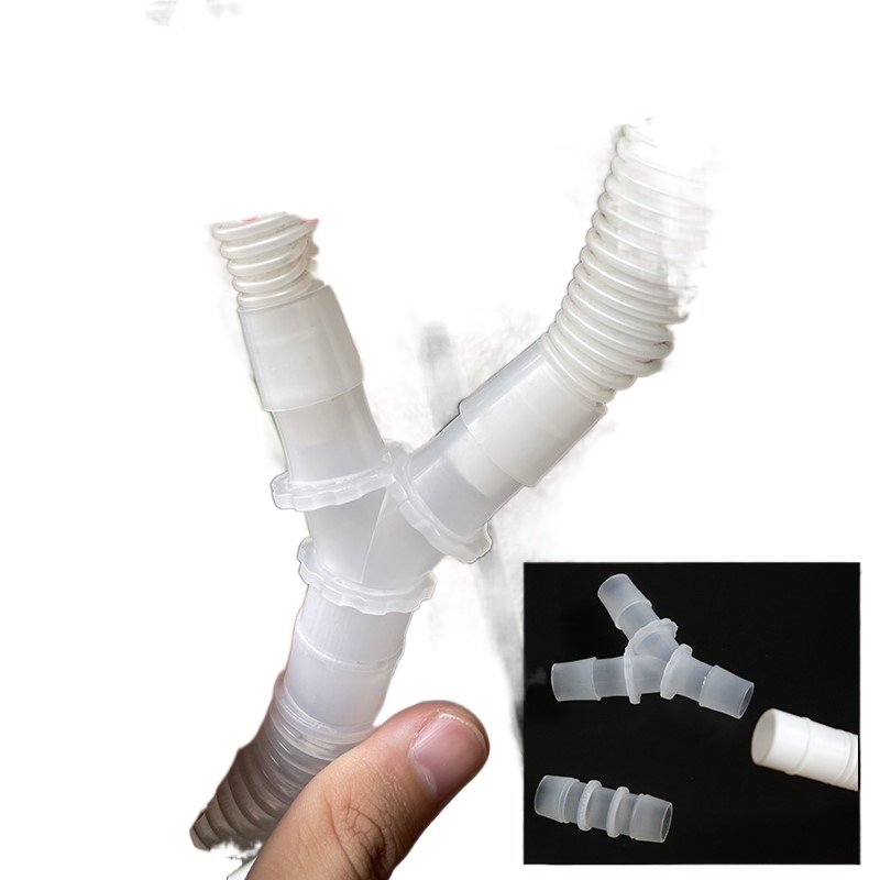 Airconditioning drain pipe threeway adapter condensate water hose downpipe drip pipe butt