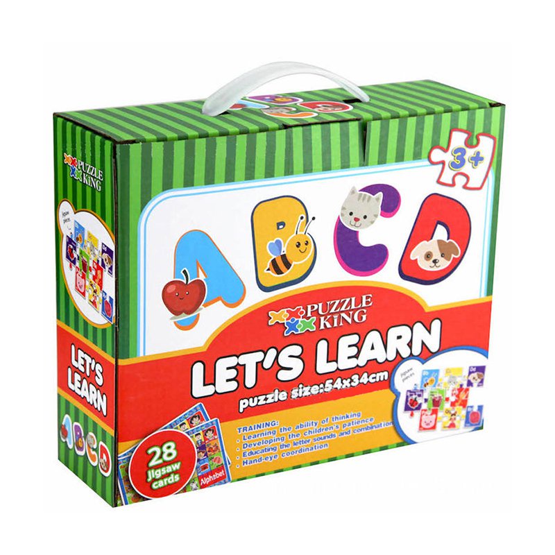 ULi kids educational ABC color learning card game puzzle for kids ...