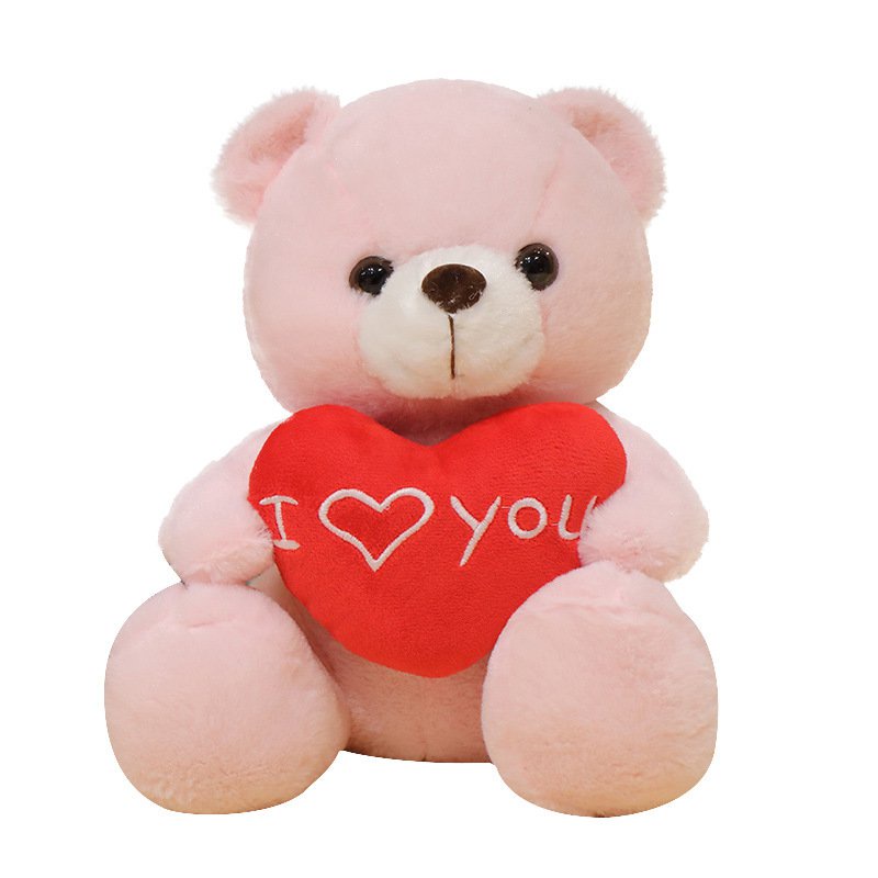 Factory Outlet Cartoon Teddy Bear Plush Toy Embrace Love Bear Doll Cute