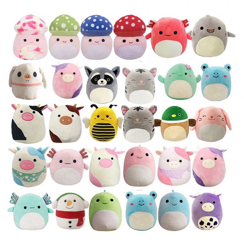 Wholesale Squishmallowable Squish mallow Cartoon Rainbow Cow Cute ...