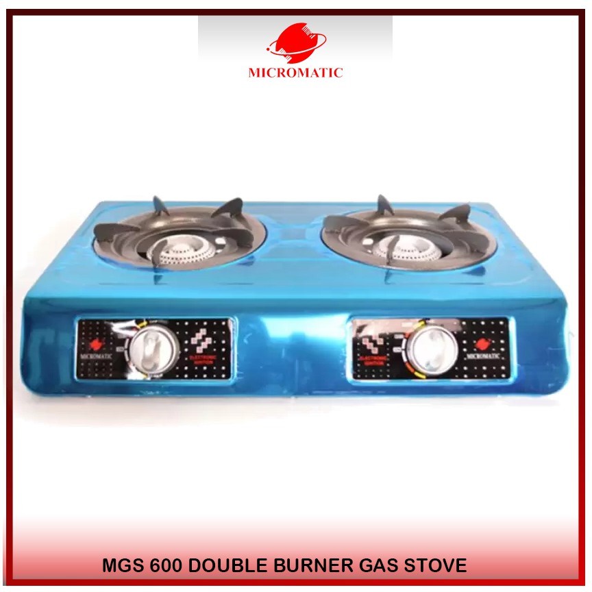 ﹊Micromatic MGS600 Double Burner Gas Stove /regulator and hose also