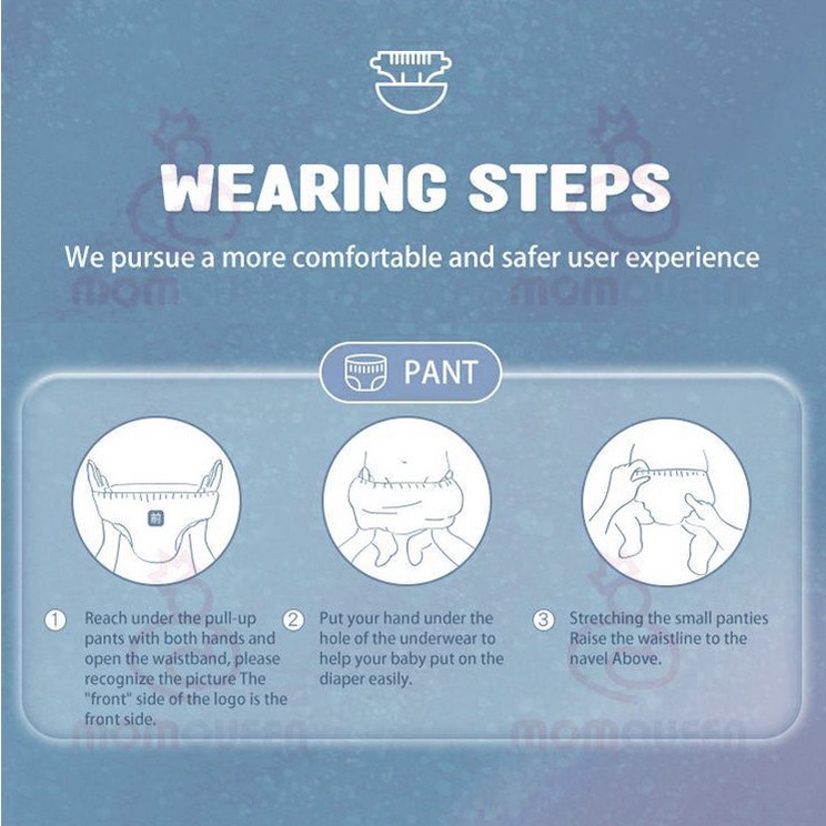 MQ Youli Adult Diaper Pullups Pants Disposable Diapers Care Adult