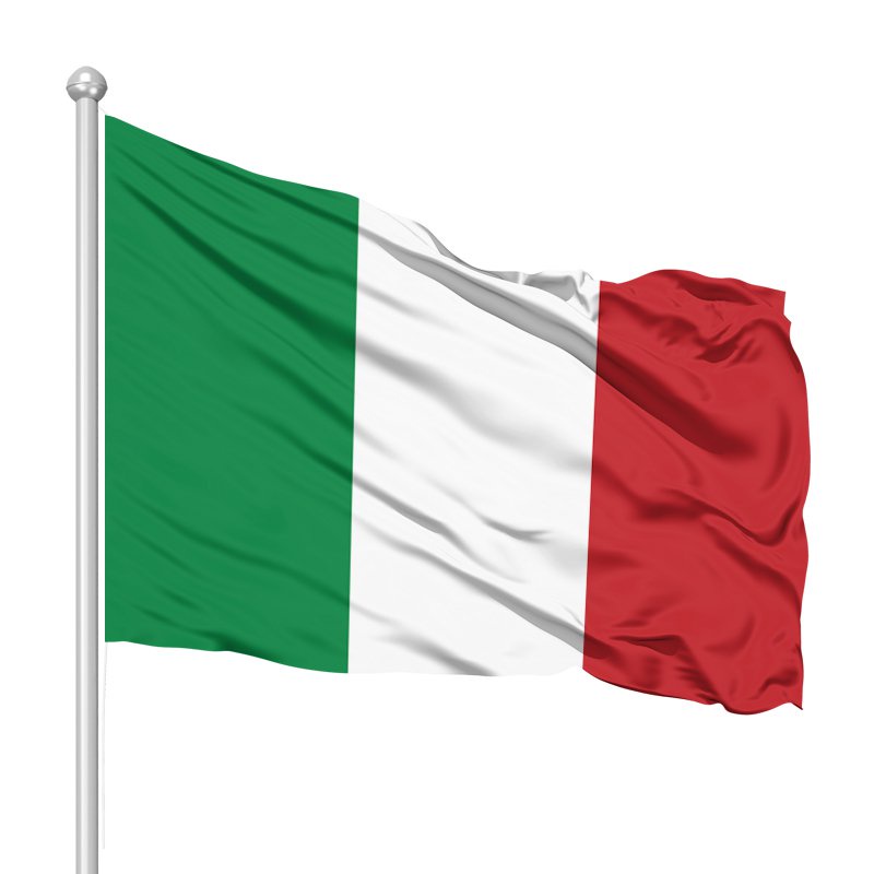 Promotional Product bandiera italiana green white red national flag ...