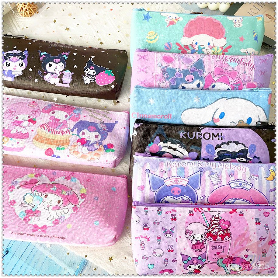 HIT Sanrio Pencil Cases 1Pc Cinnamoroll Kuromi My Melody Pencil Storage ...