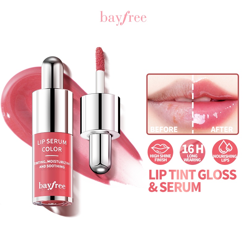 Bayfree Lip Tint Gloss & Serum High Shine Finish Smoothing