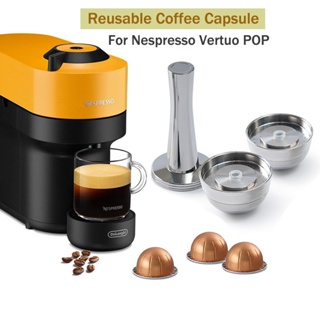 Cápsula reutilizable de acero inoxidable Vertuo Pop para Nespresso