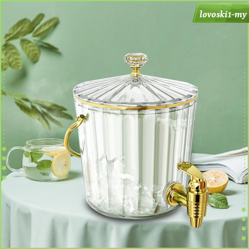 LovoskibcMY] 2L Drink Dispenser with Spigot Juice Jar for Juice