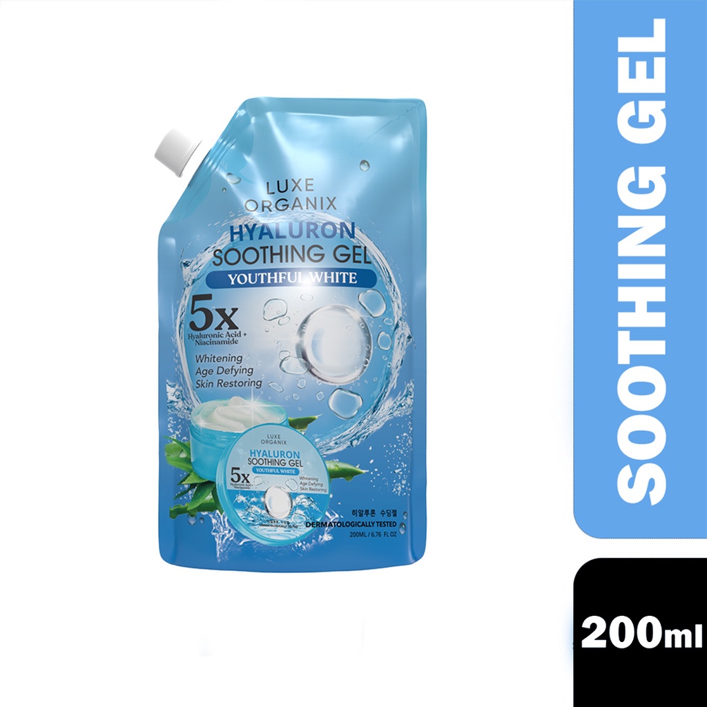LUXE ORGANIX Hyaluron Soothing Gel 200ml Shopee Philippines