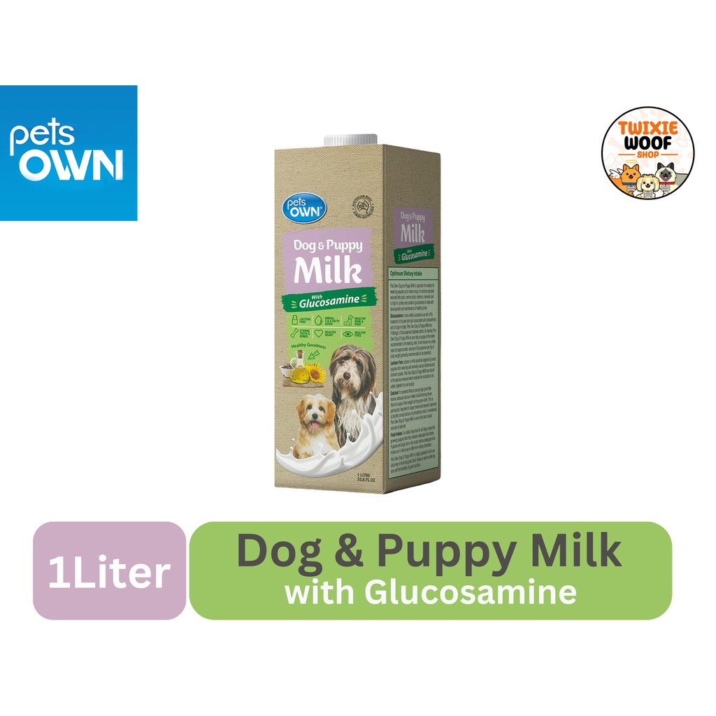 Pets Own DOG and PUPPY Milk with Glucosamine (1Liter) Shopee Philippines