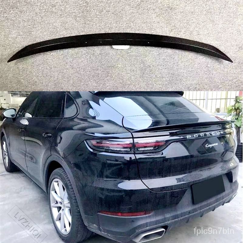 Carbon Fiber Spoiler For Porsche Cayenne Coupe 2020 2021 2022 High Quality Wing Lip Roof