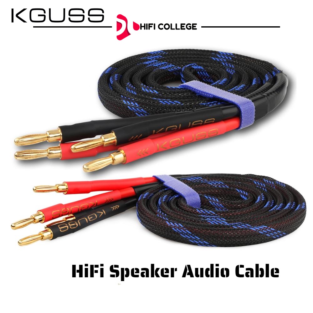 Kguss L300 DIY Hifi Speaker Amplifier Cable Free Oxygen Cable Speakon
