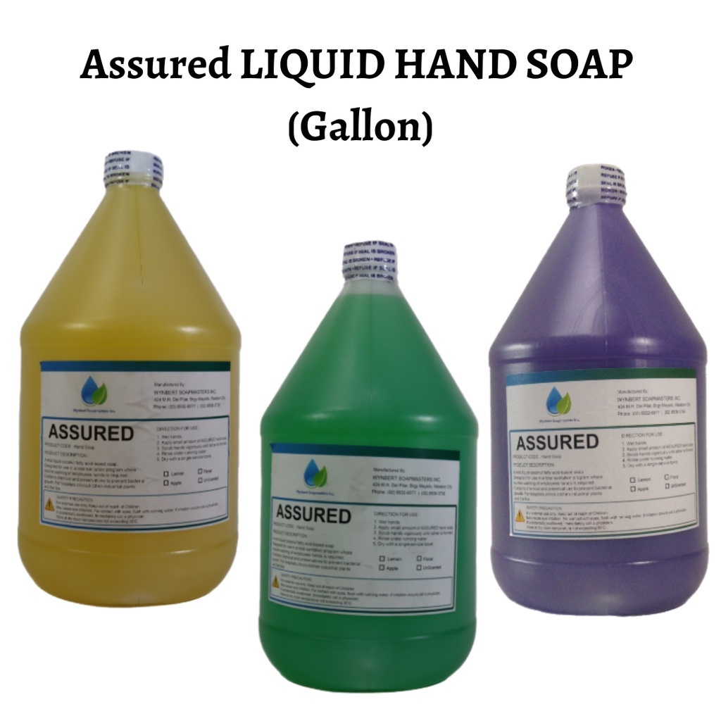 ♀Assured LIQUID HAND SOAP (Gallon) Shopee Philippines
