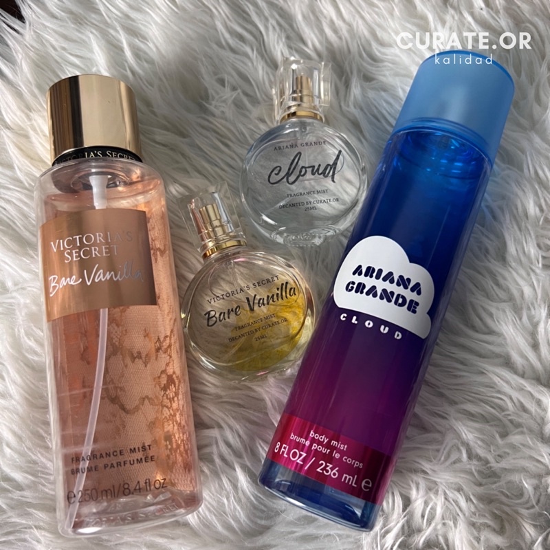 ☄Ariana Grande Cloud & Victoria’s Secret Bare Vanilla, Bombshell Decant ...