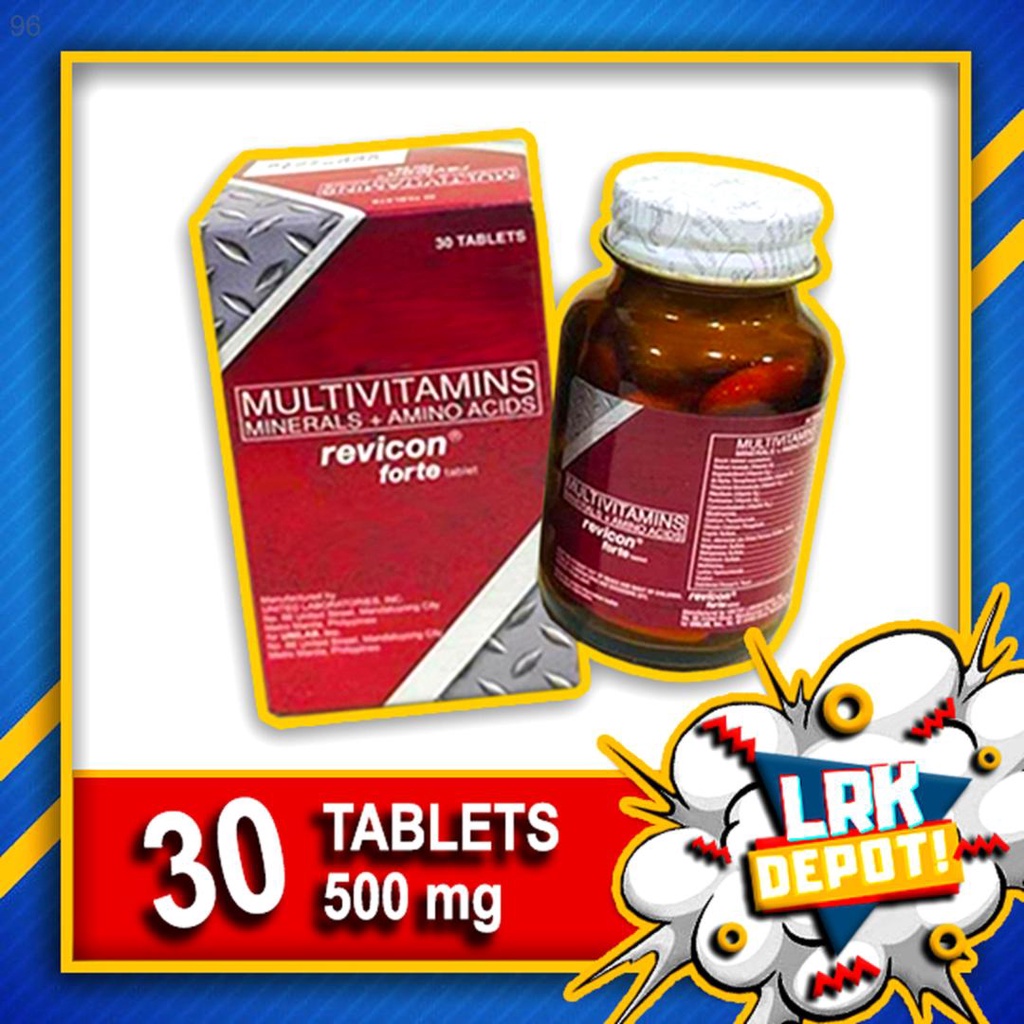 Revicon Revicon Forte Multivitamins 30s (30 tablets in bottle) Shopee