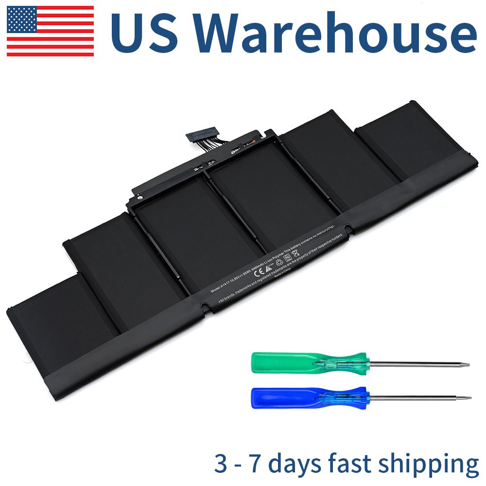 USA Warehouse In Stock A1417 Battery for Apple macbook Pro Retina 15 ...