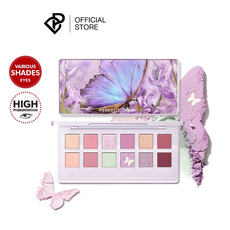 Perfect Diary EyeShadow Palette Rich Colour Payoff Eye Shadow Palette ...