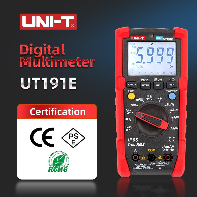 ⁑UNIT Tester Digital Multimeter Profesional UT191T UT191E True RMS