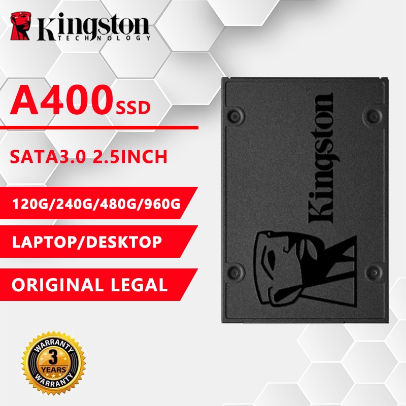 Kingston A400 SSD 120GB 240GB 480GB SATA3 2.5inch Internal Solid State