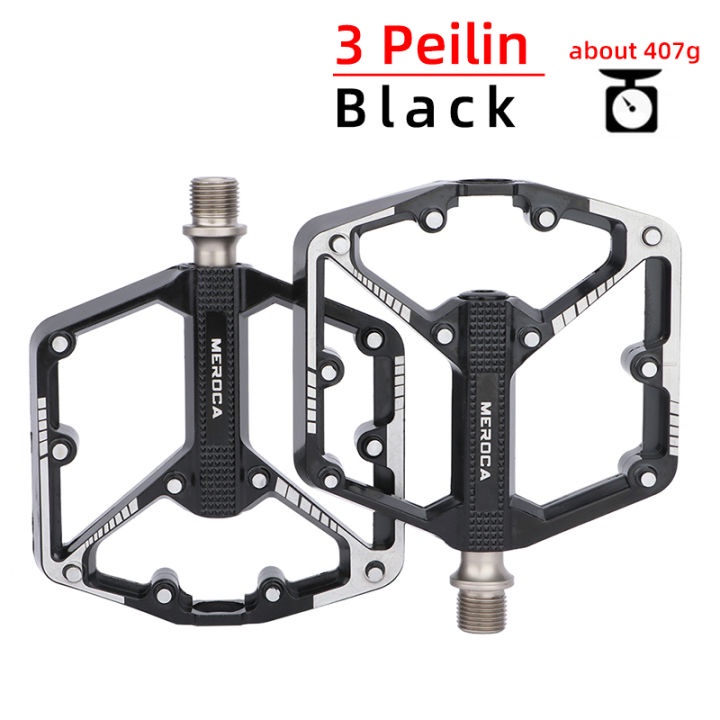 RACEWORK Bike Pedals Mountain Bike Pedal Aluminum Alloy Cleats Pedals Set Sealed Bearing Flat Platform SPD Self locking Dual use Pedal For MTB Road