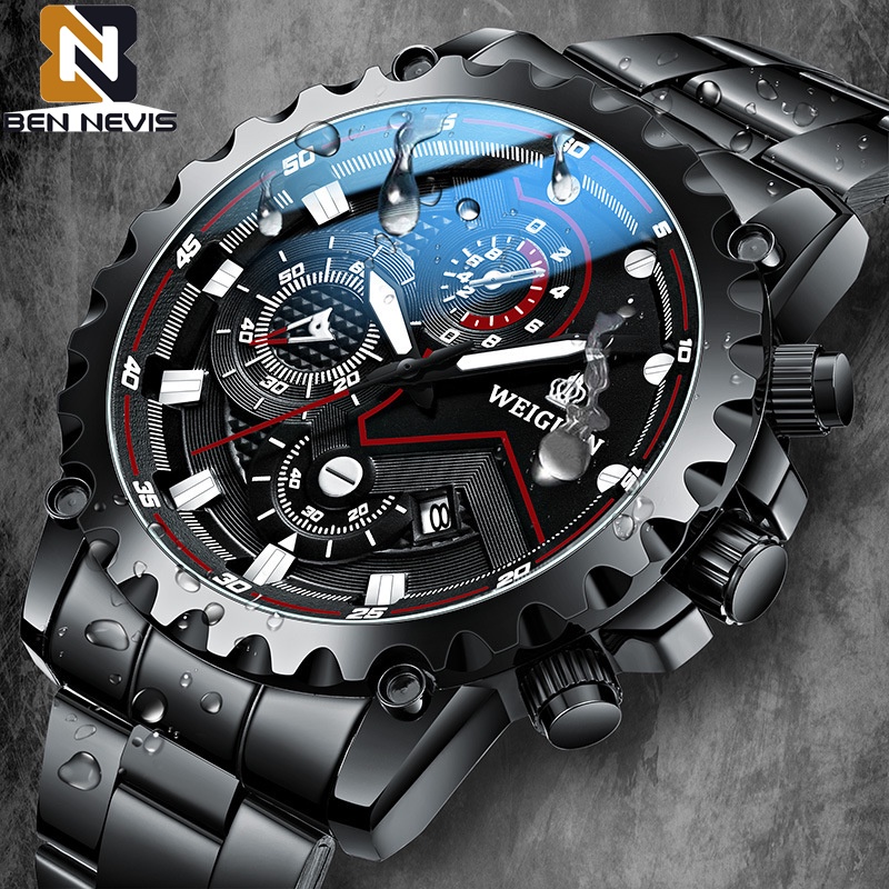 BEN NEVIS Original Stainless Steel Men's Watch Men's Waterproof Watch ...