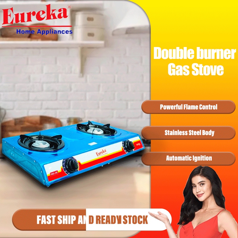 Eureka gas stove double burner stove astron 2 burner gas stove standard