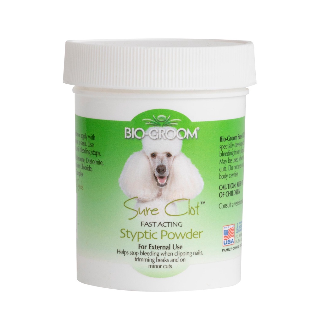 Bio-Groom Sure-Clot™ Fast Acting Styptic Powder for Dogs | Shopee ...