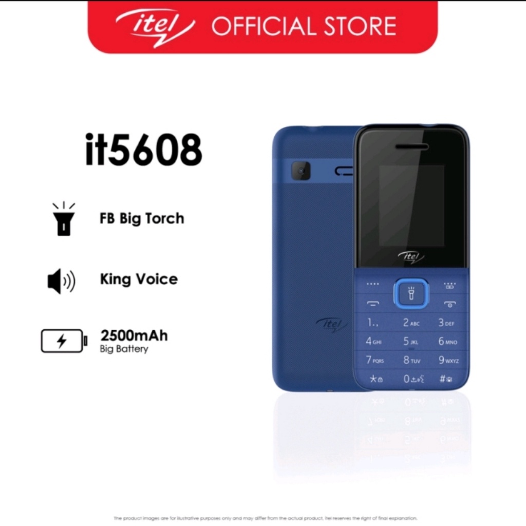 Itel it5608 Basic Cellphone Dual Sim Keypad Original | Shopee Philippines