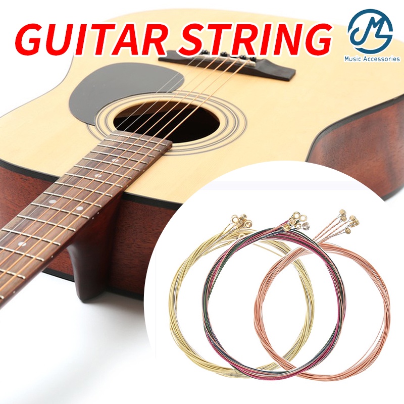 Ready Stock 6 Pcs/set Guitar Strings Set Musical Instrument