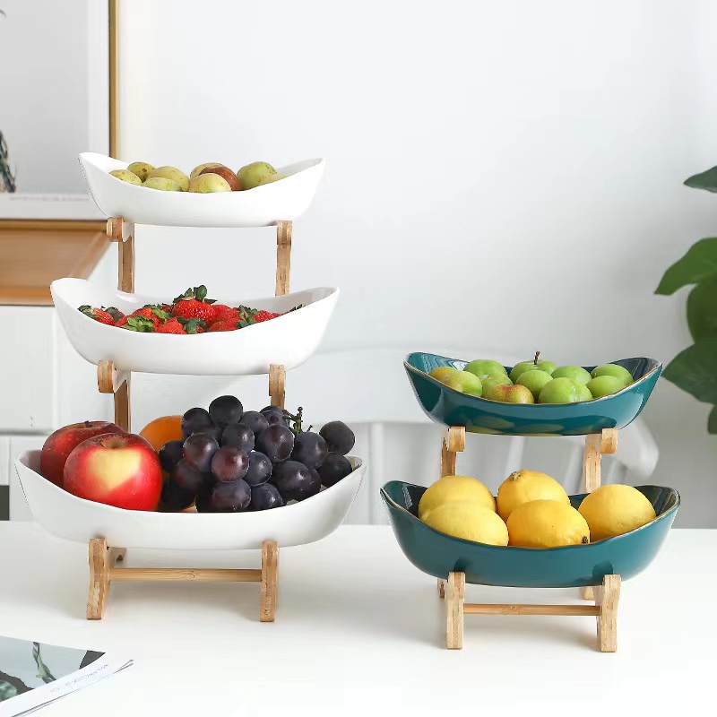 high grade plastic fruit organizer fruit stand for dining table fruit