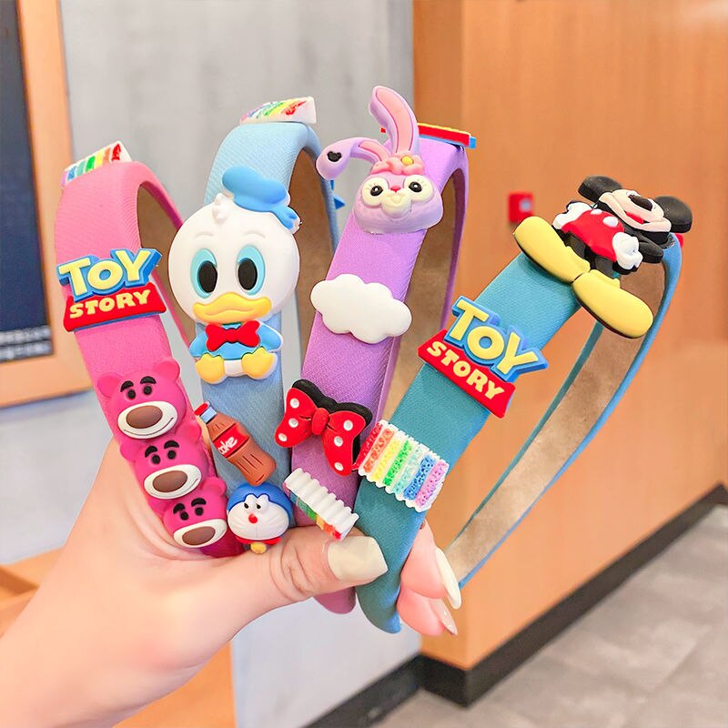 noep Disney Headband Girls Mickey Donald Duck Cosplay Mickey Mouse Elsa