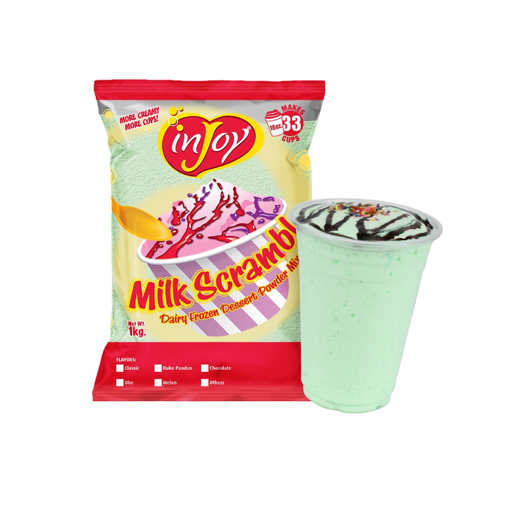 ♕inJoy Buko Pandan Scramble Powder 1kg | Classic Pinoy Dessert | Shopee ...