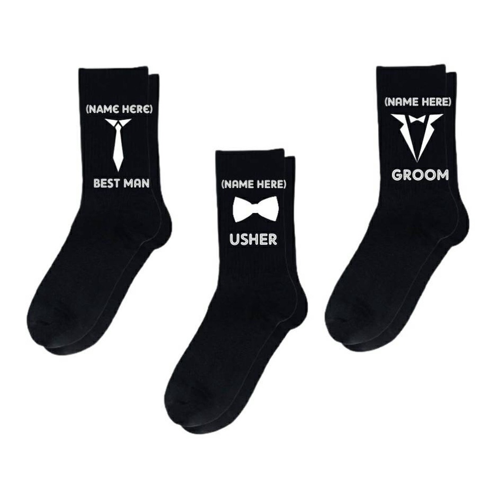 ilW1 Personalized Wedding Socks Groom Socks Best Man Socks Custom ...