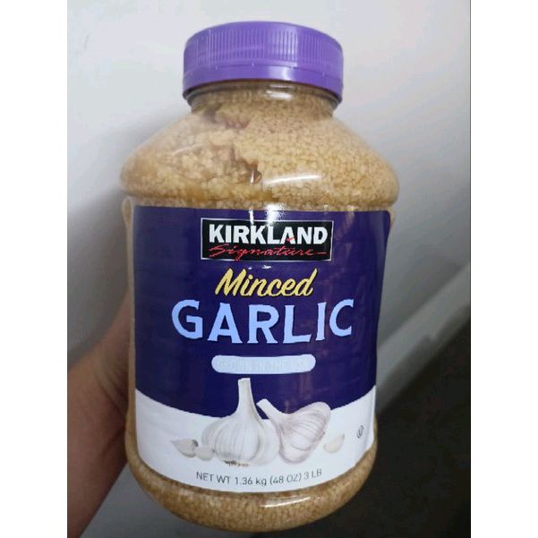 Kirkland Signature Minced California Garlic 1.36kg Shopee Philippines