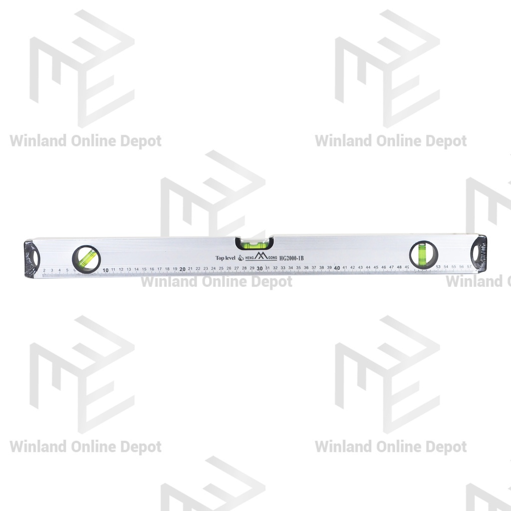 [1330]WINLAND 24inch (60cm) Aluminum Level | Spirit Level Bar HG2000-1B ...